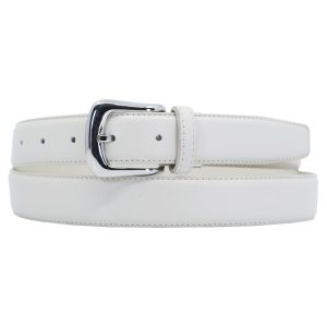 Ceinture fine écru