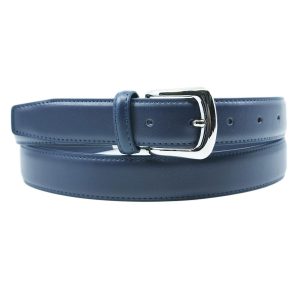 Ceinture fine bleu marine
