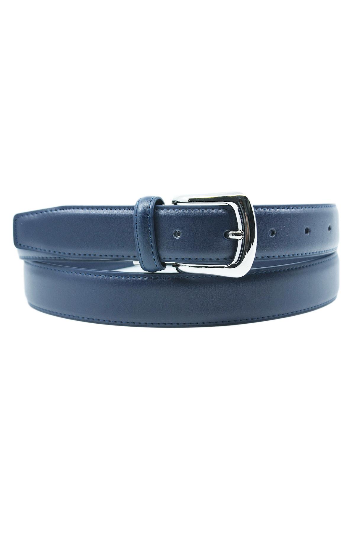 Ceinture fine bleu marine