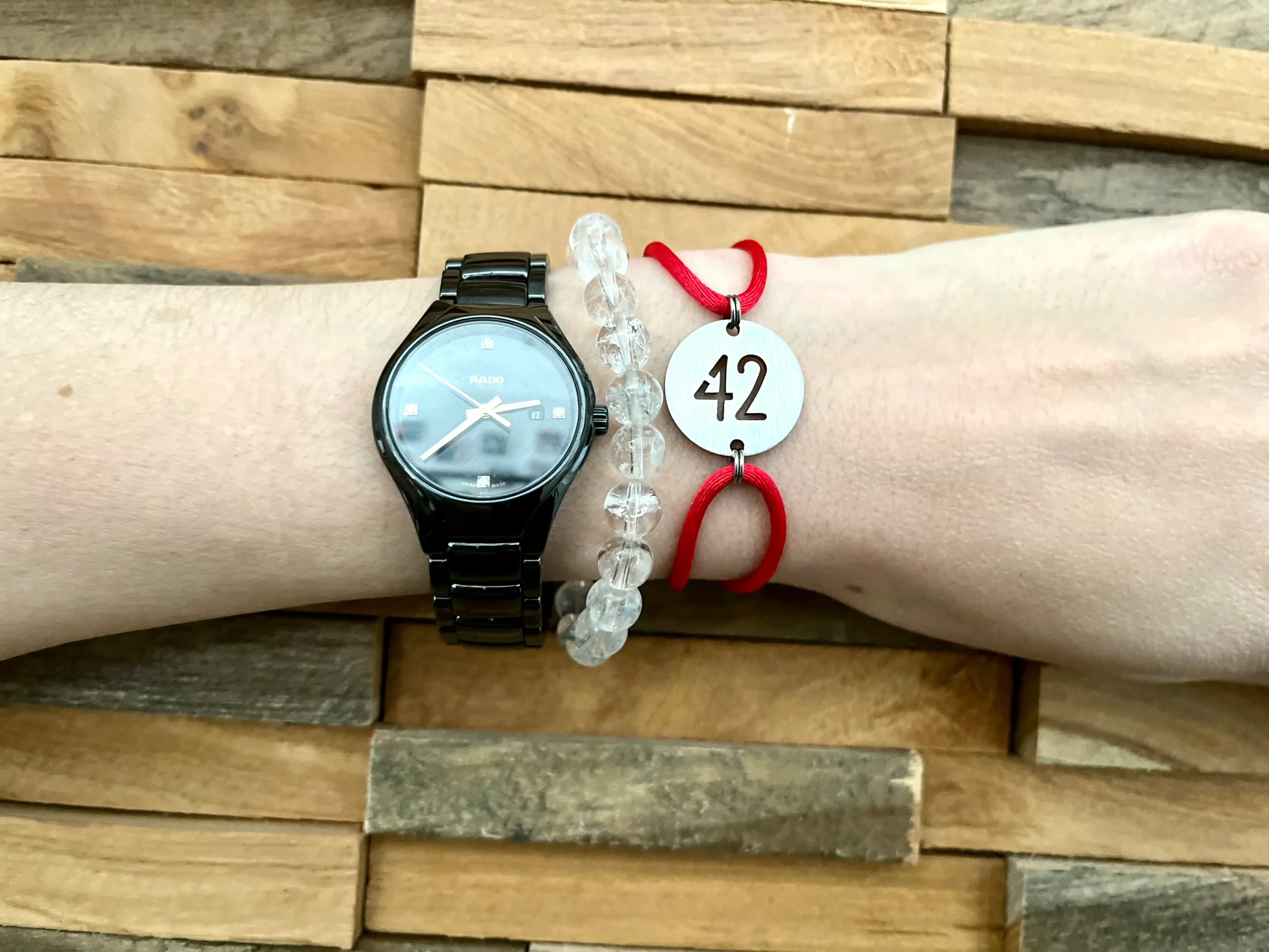 Bracelet 42 Inox Framboise – Image 2