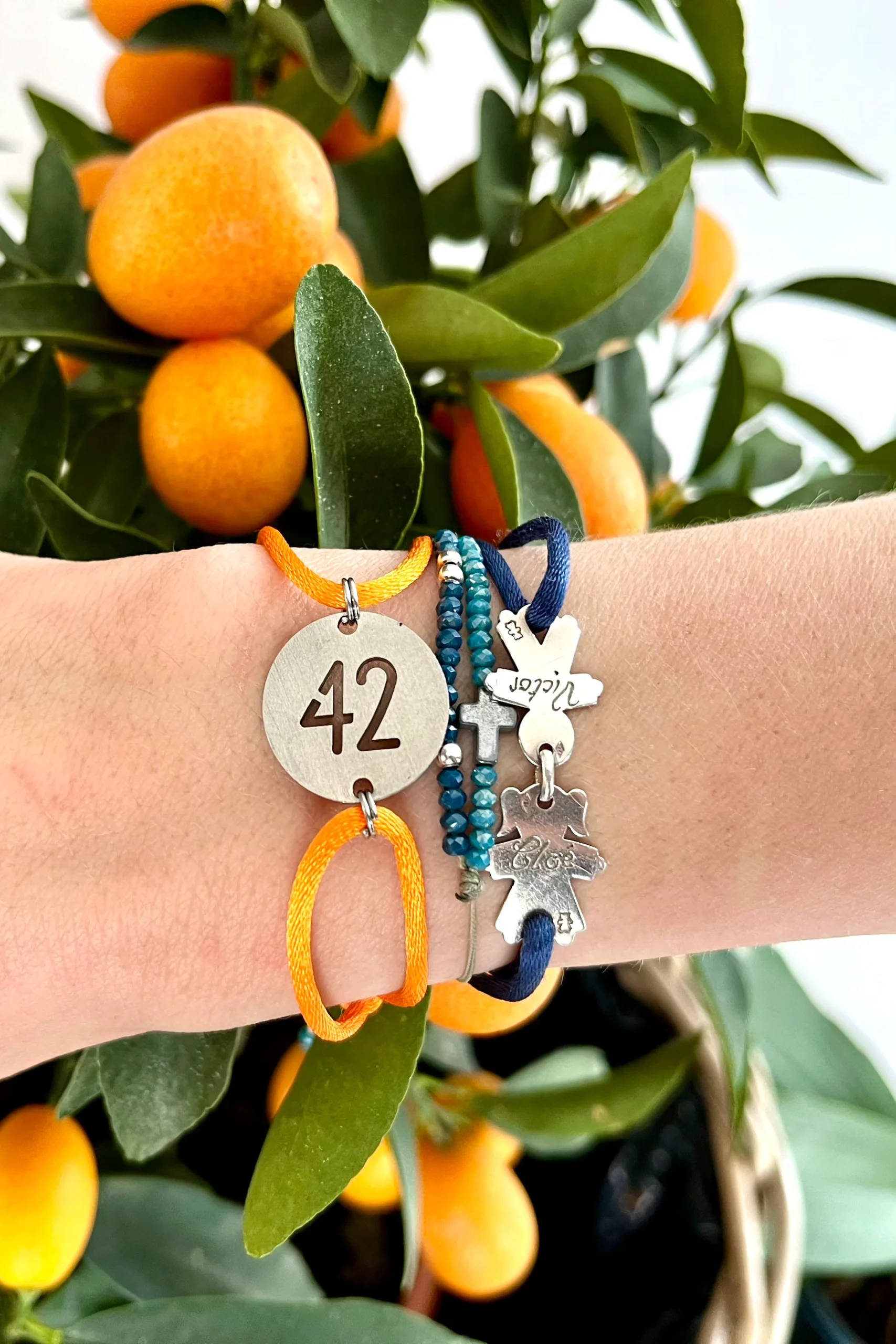 Bracelet 42 Inox Orange