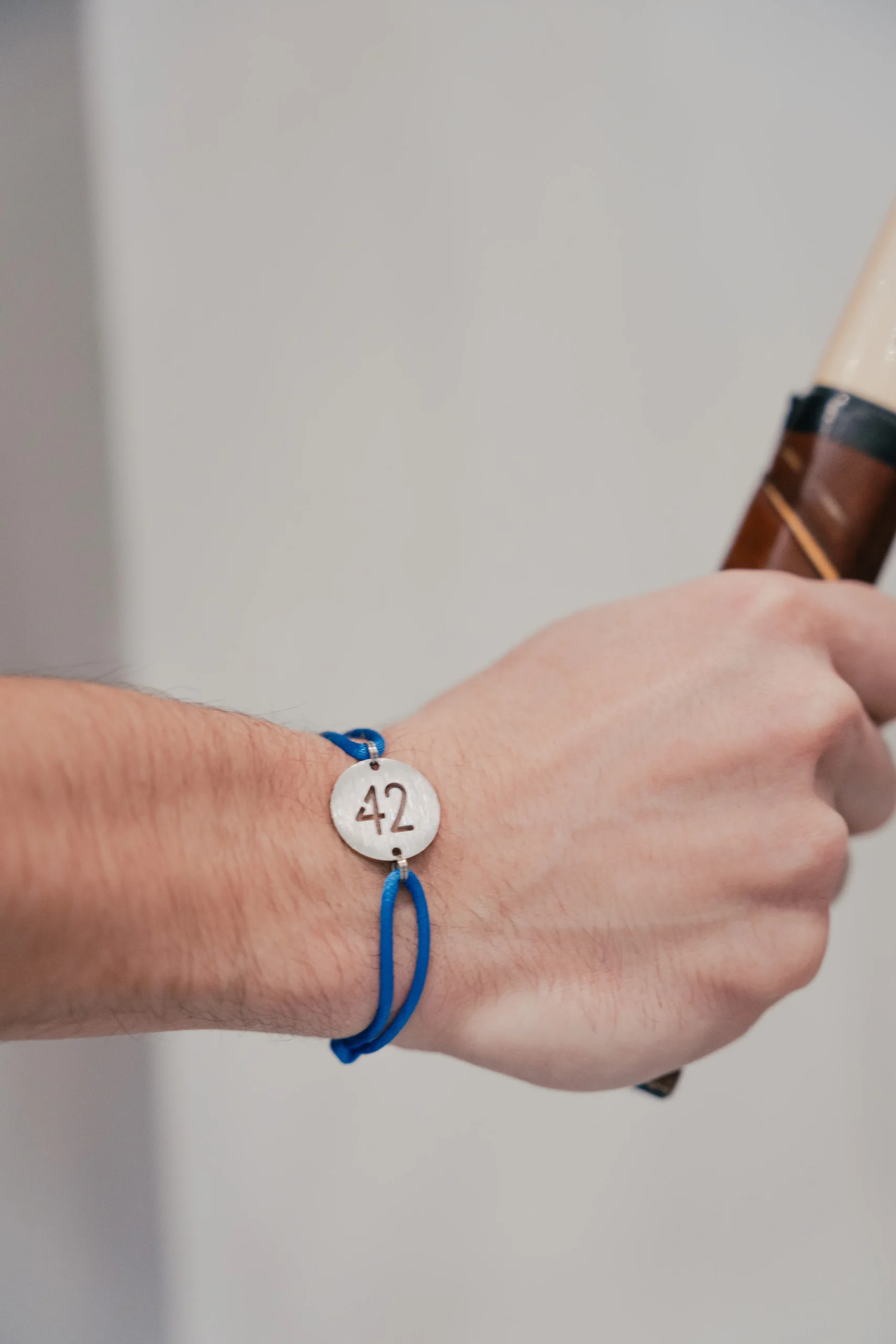 Bracelet 42 Inox Bleu Vif