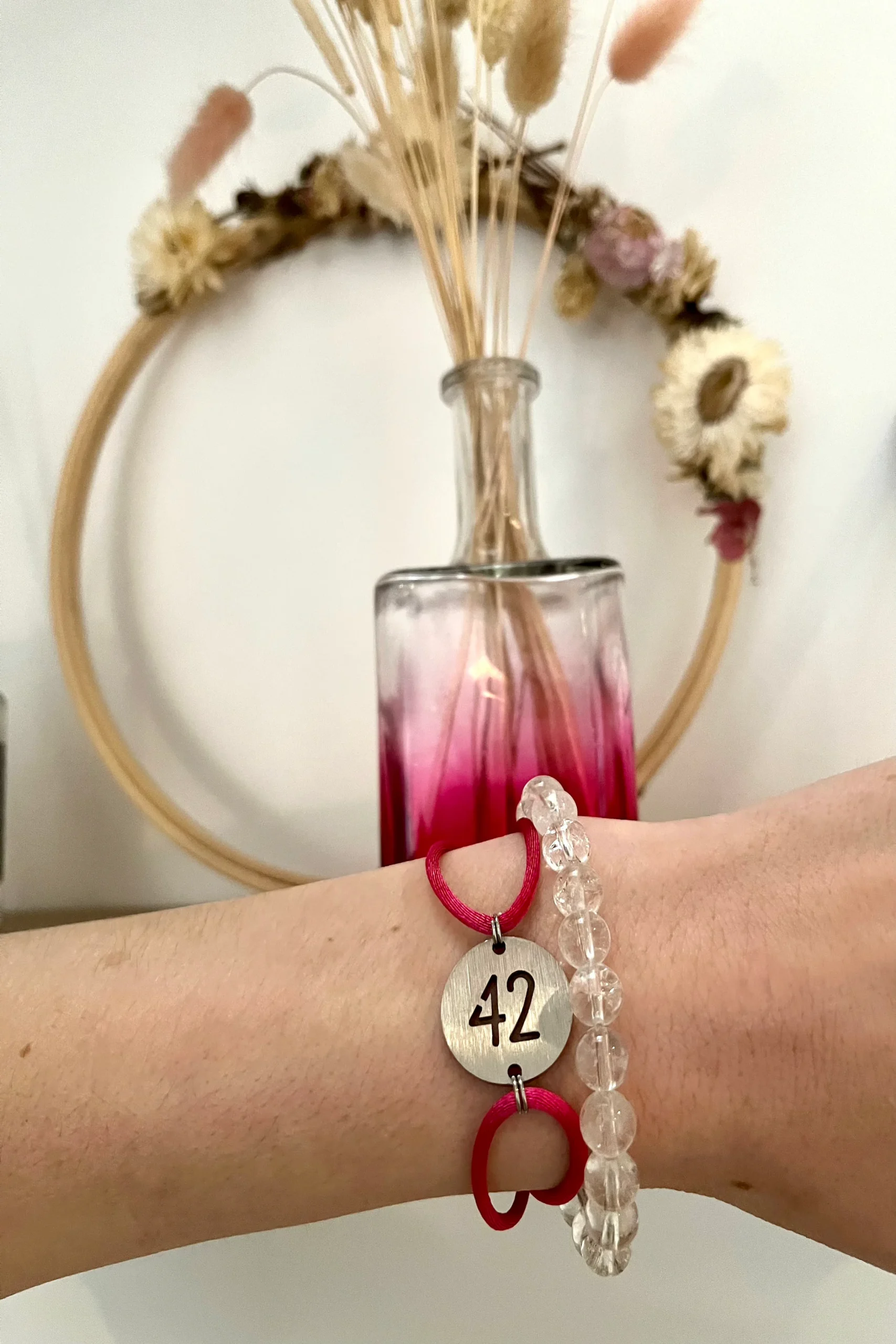 Bracelet 42 inox Fushia