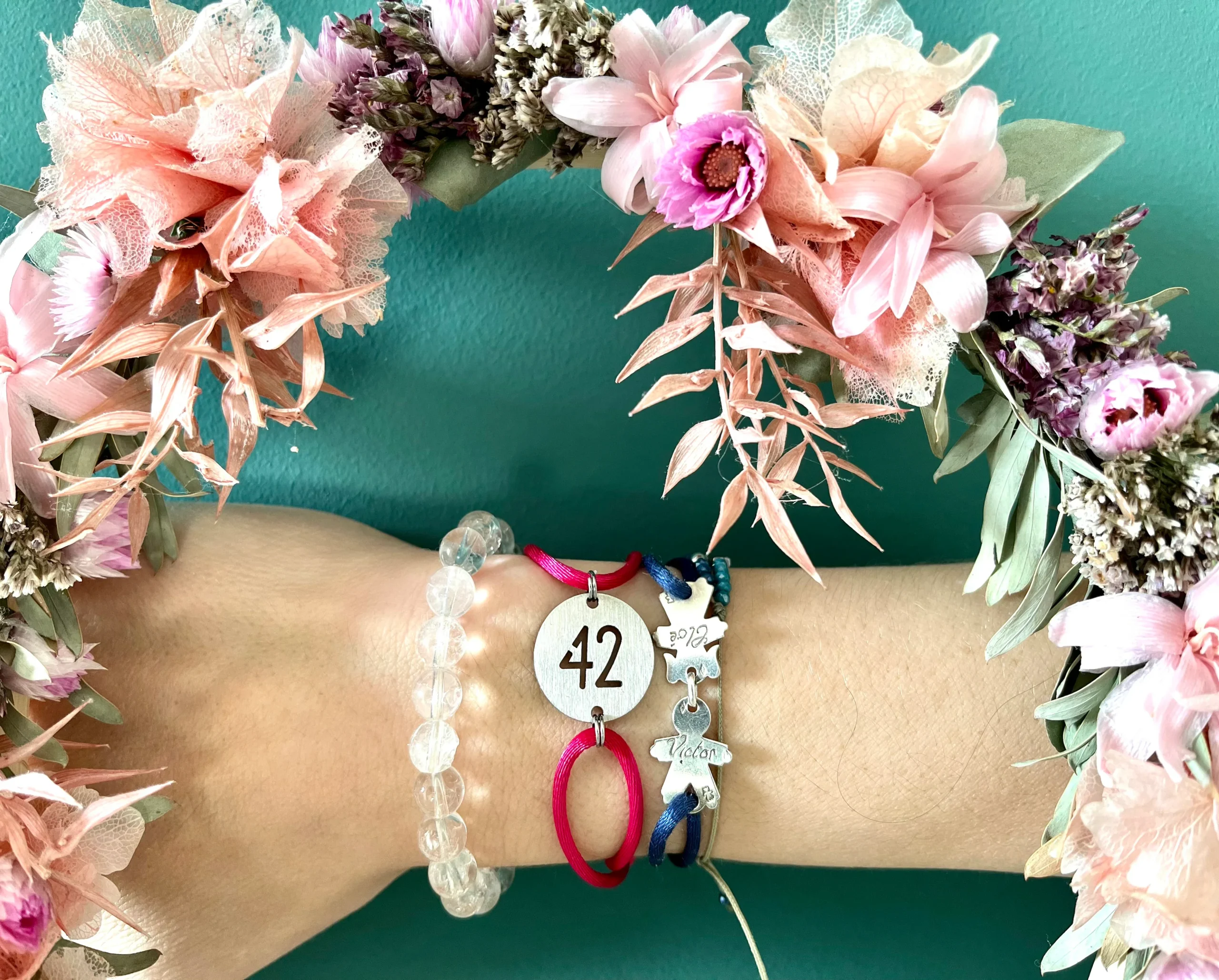 Bracelet 42 inox Fushia – Image 2