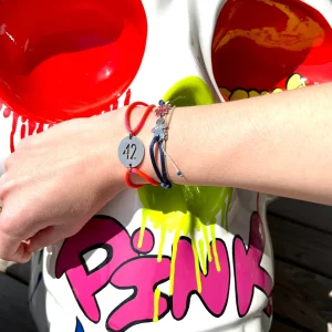 Bracelet 42 Inox Rose Fluo