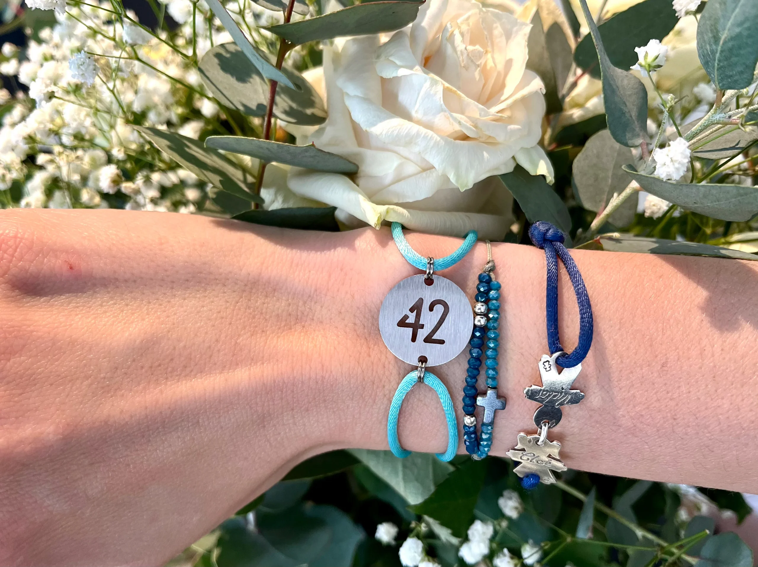 Bracelet 42 Inox Turquoise – Image 2