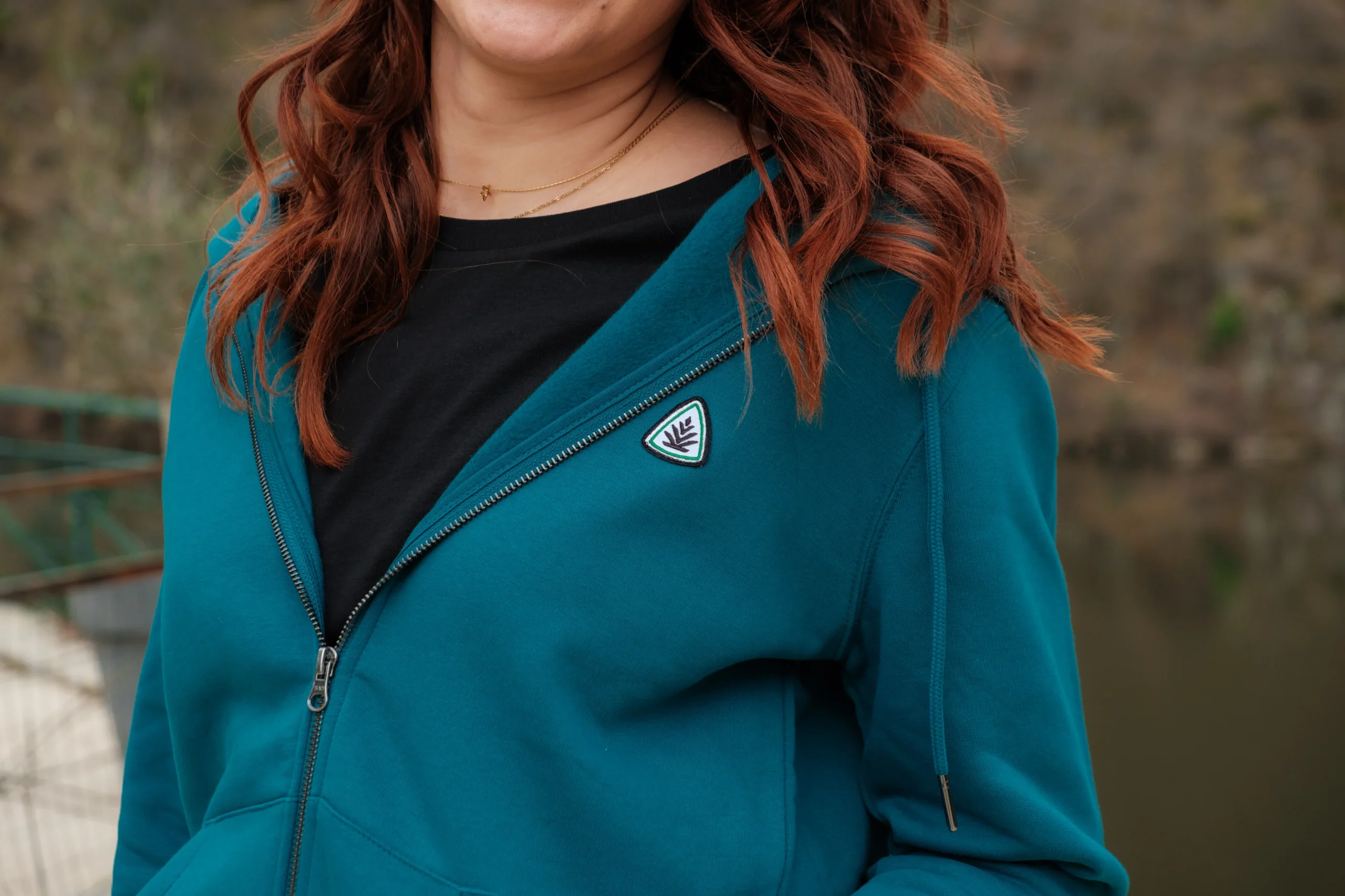 Veste zippée st just pétrole – Image 6