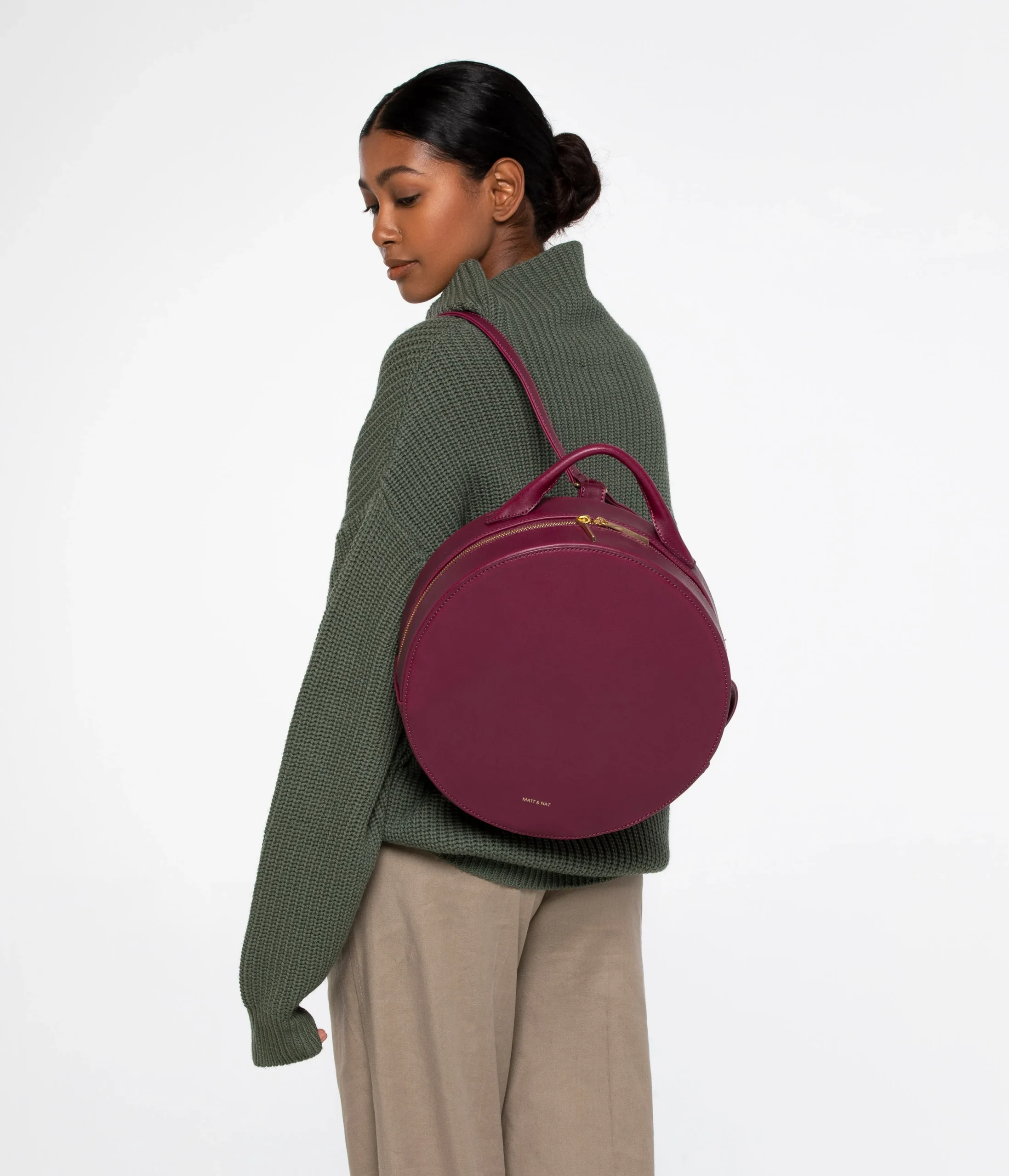 KIARA Sac à dos rond végétalien - Vintage – Image 5