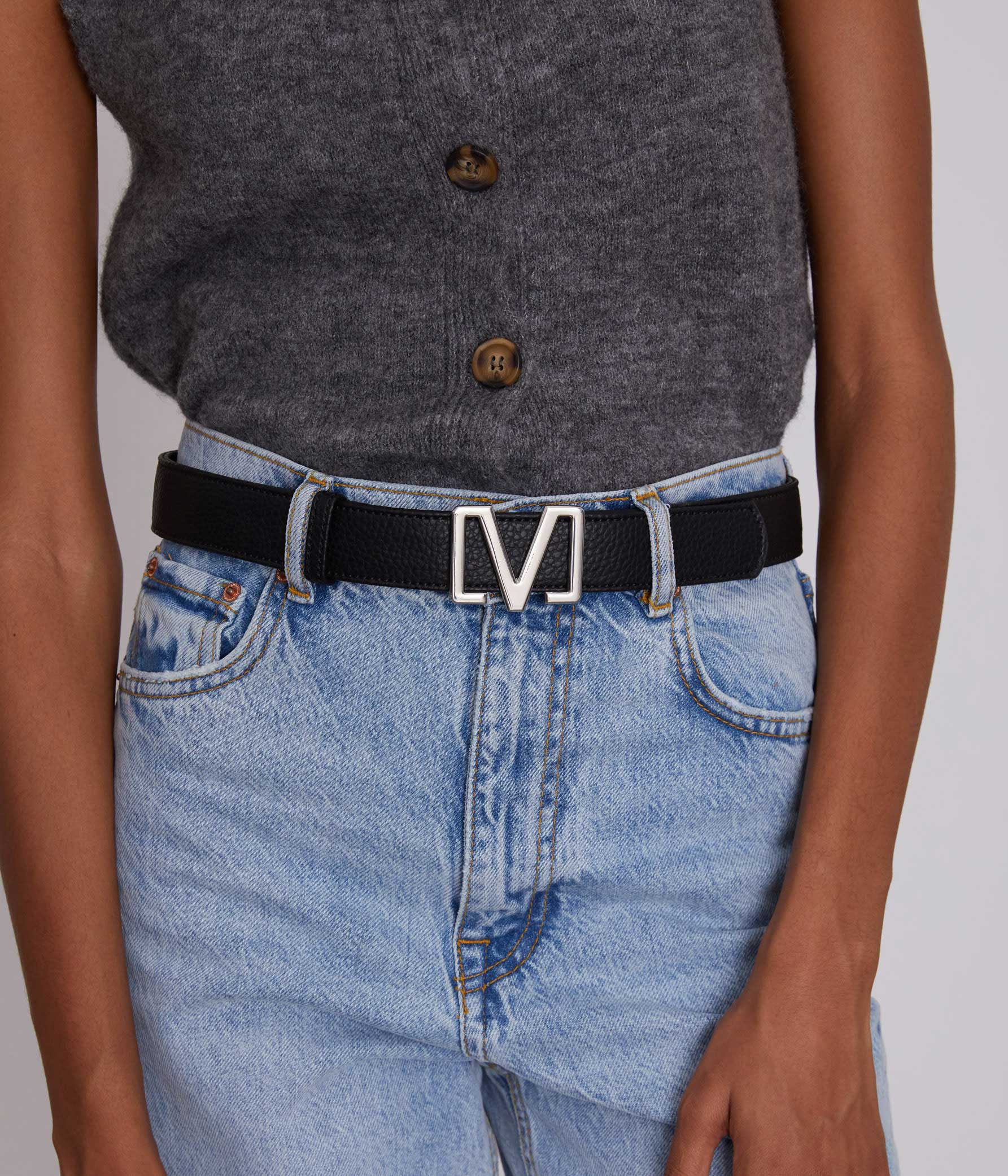 REE Ceinture en cuir végétalien pour femmes – Image 2