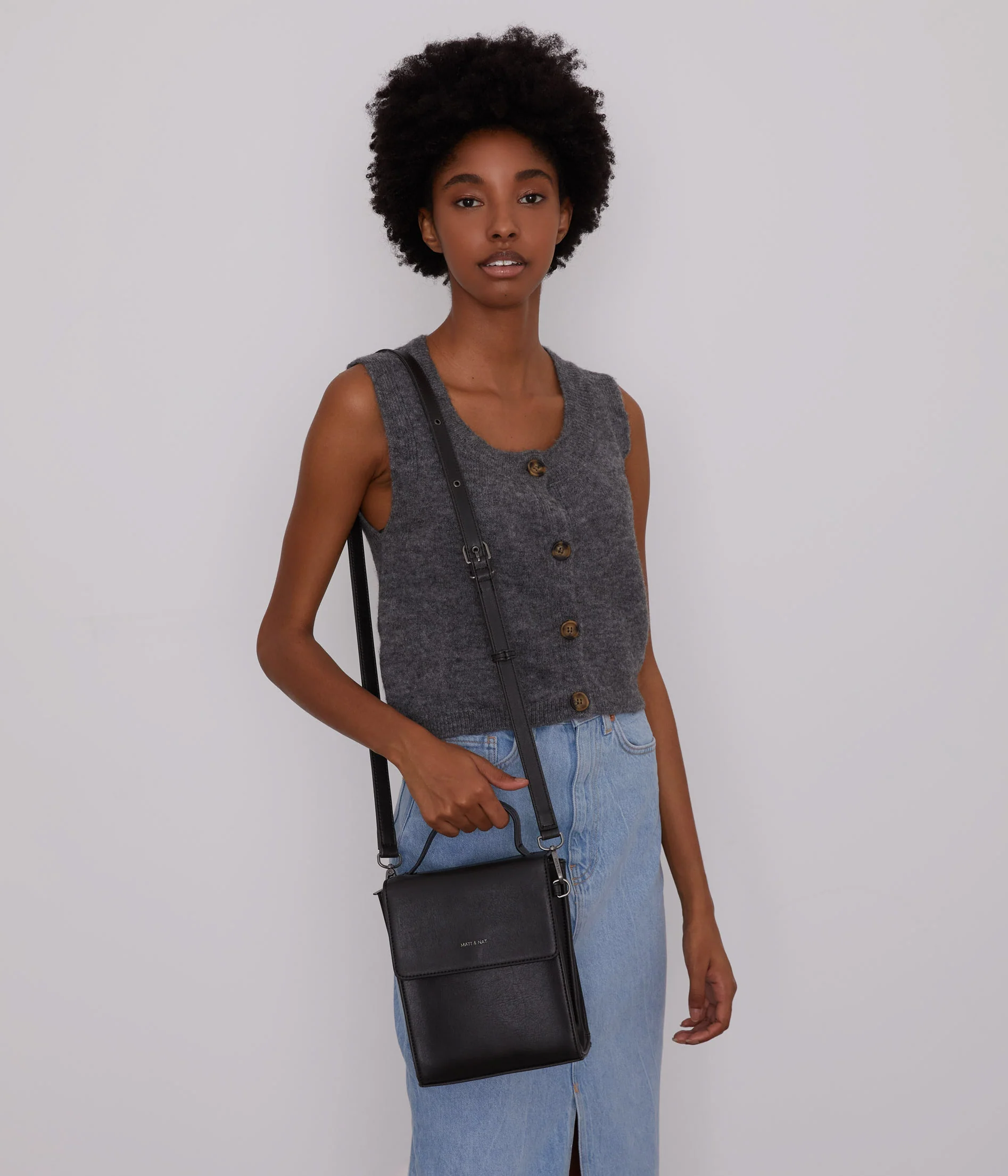OKA Sac à bandoulière végétalien - Vintage – Image 2