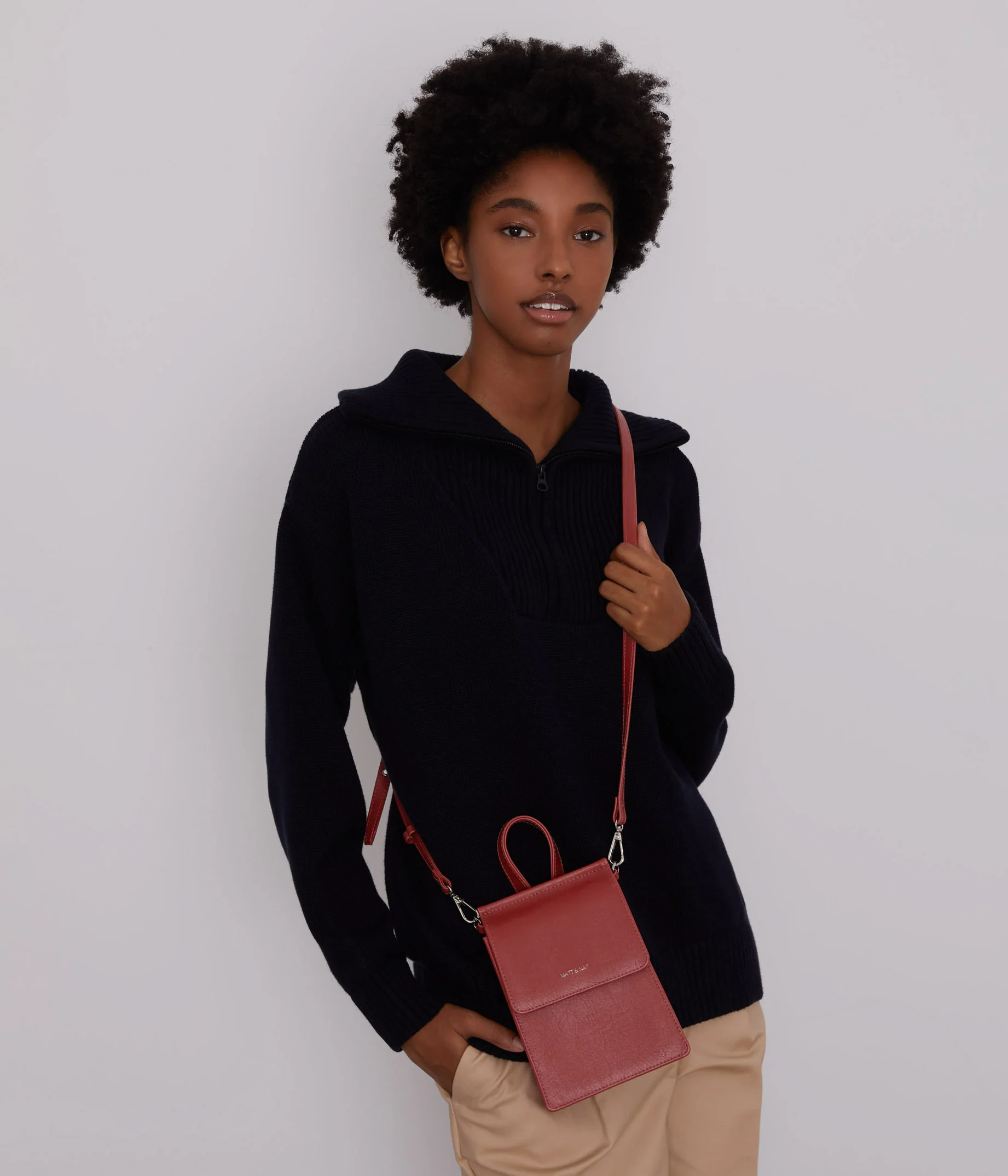 THESSA Sac à bandoulière végétalien - Vintage – Image 6