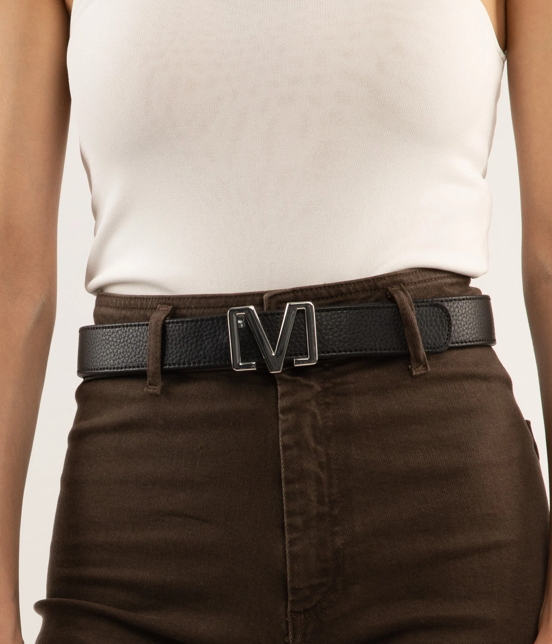 REE Ceinture en cuir végétalien pour femmes – Image 4