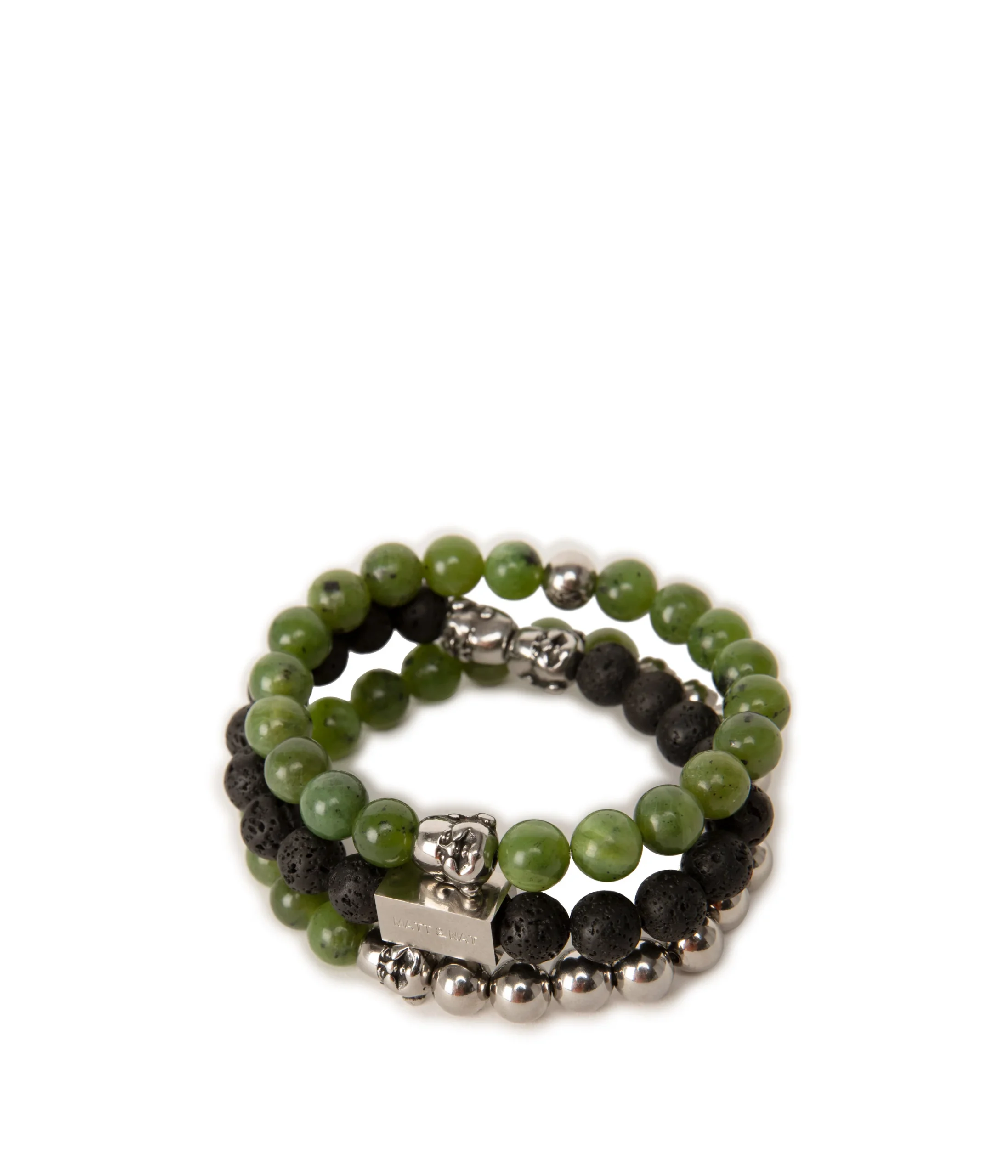 SOURIANT Bracelet perles & breloques en vert – Image 3