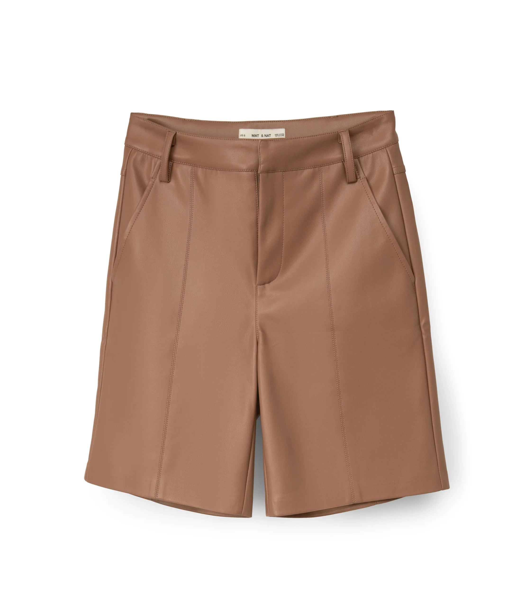 EDIE Shorts végétaliens à taille haute pour femmes – Image 6