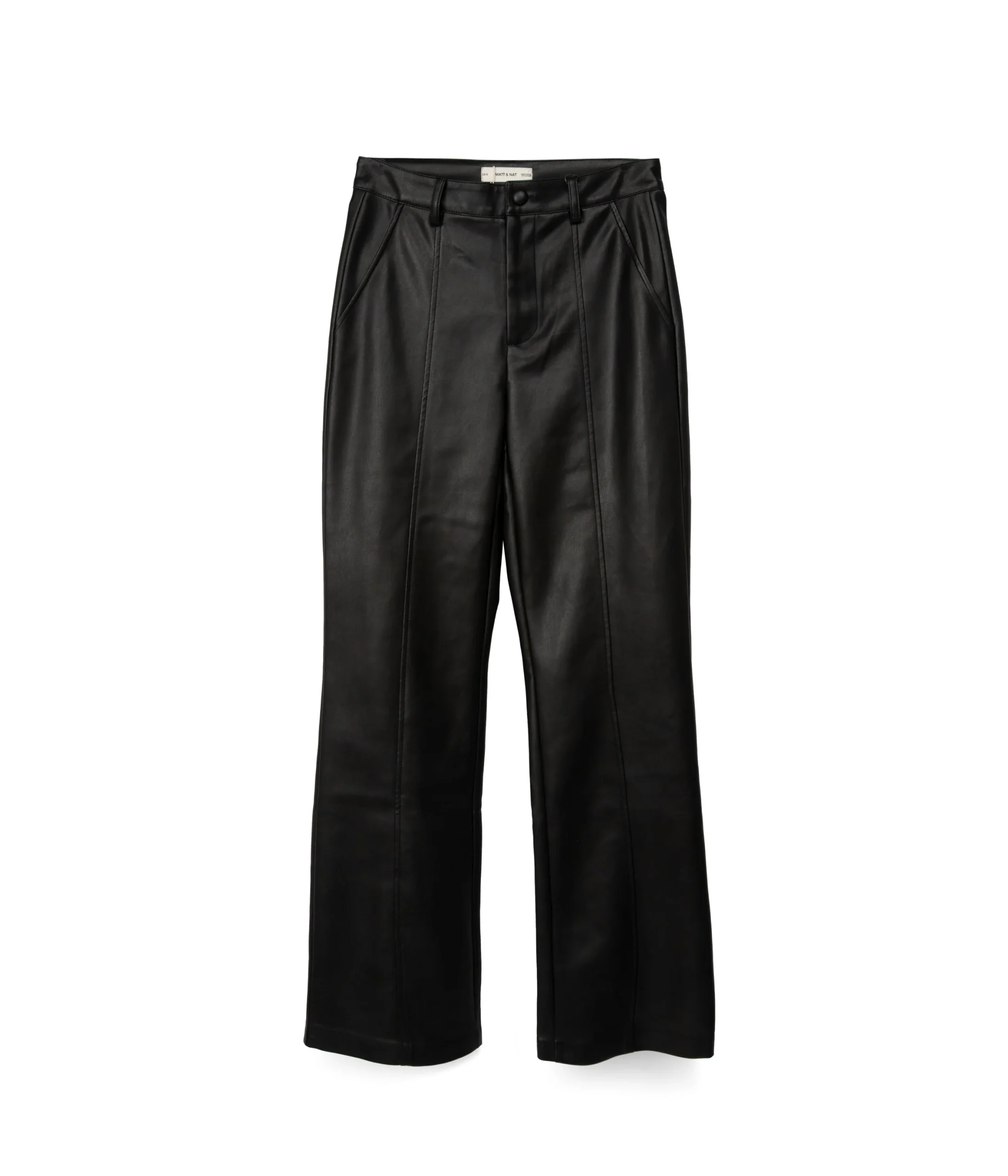 GWEN Pantalons végétaliens à taille haute pour femmes