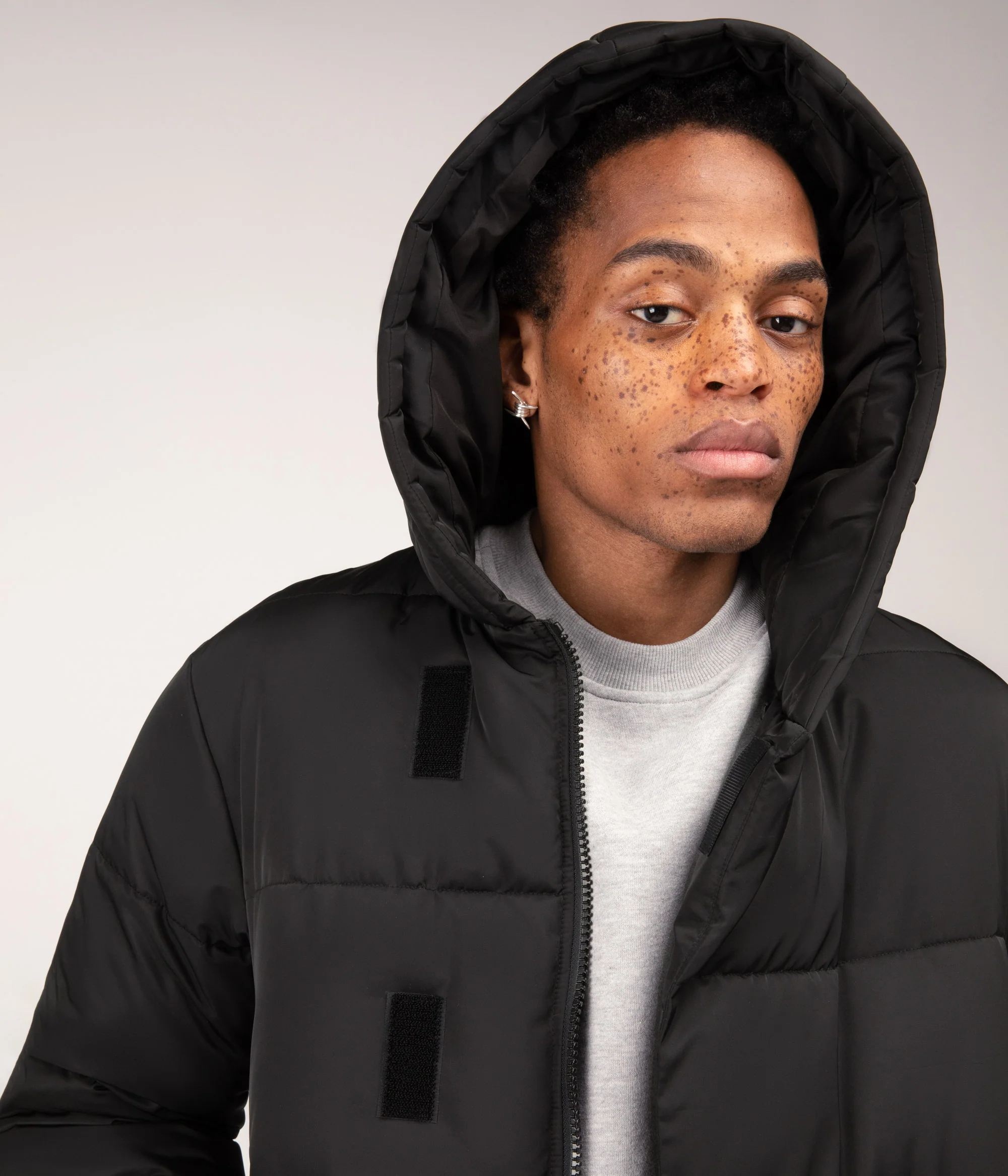 BERTAN Manteau matelassé long pour homme – Image 5