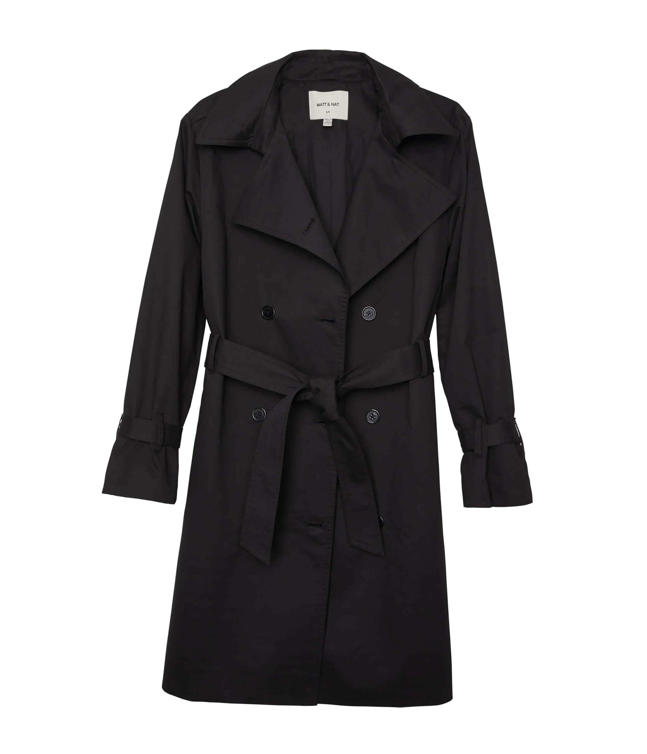 EZRA Trench croisé végétalien pour femmes
