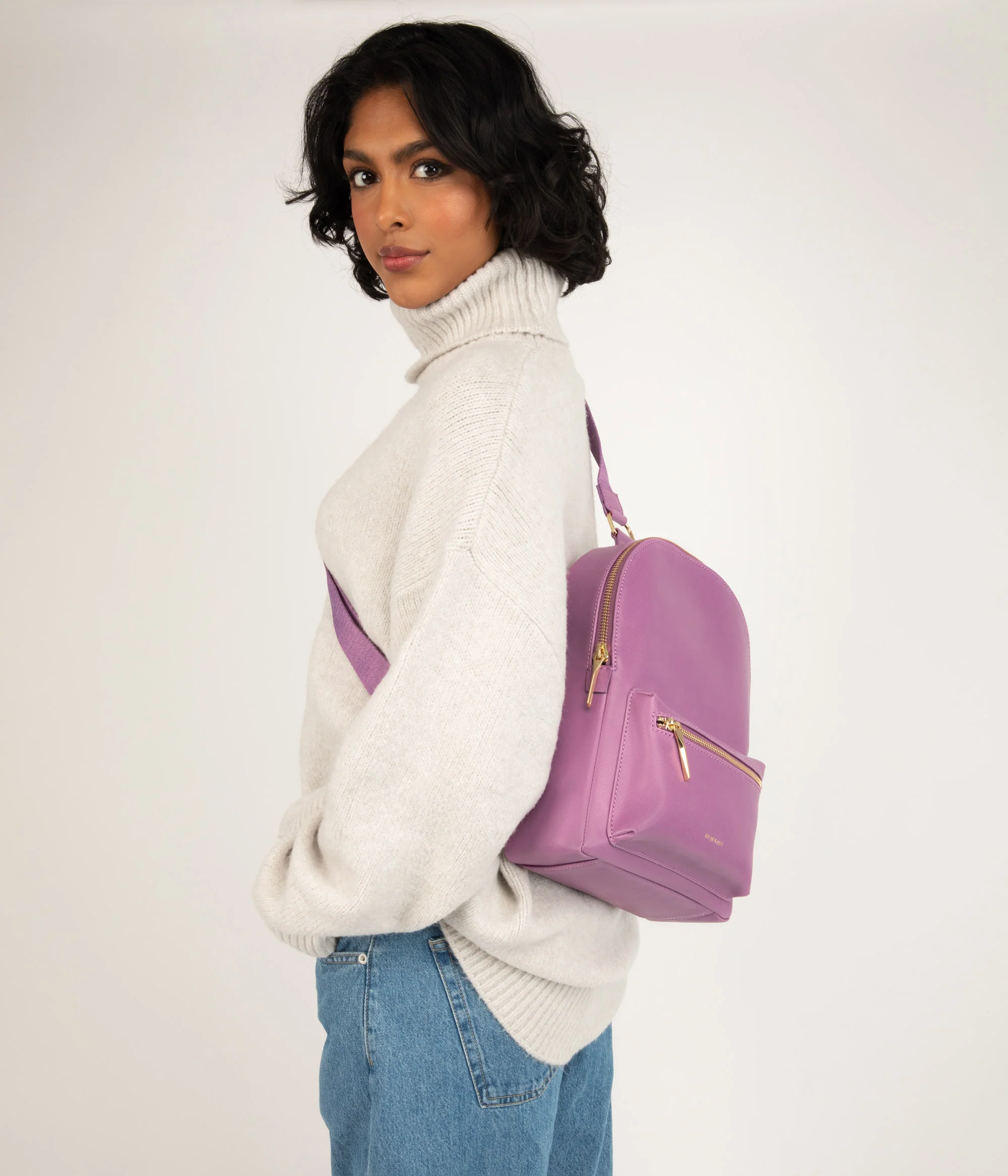 VOAS Sac à dos à bretelle unique végétalien - Vintage – Image 3