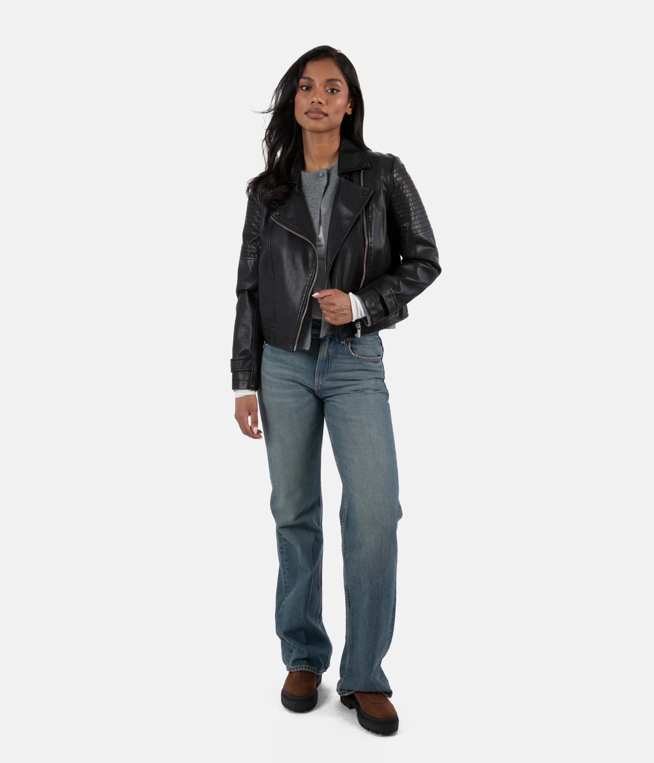 SAVINA Veston moto végétalien pour femmes – Image 6
