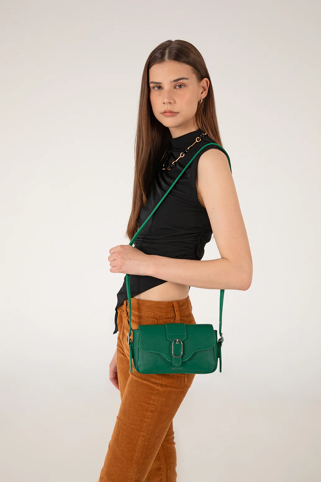 ISABELLE SM Sac à bandoulière Vegan – Grain – Image 3