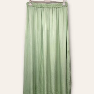 Jupe longue vert tilleul Soana