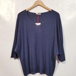 Pull bleu marine Barbara
