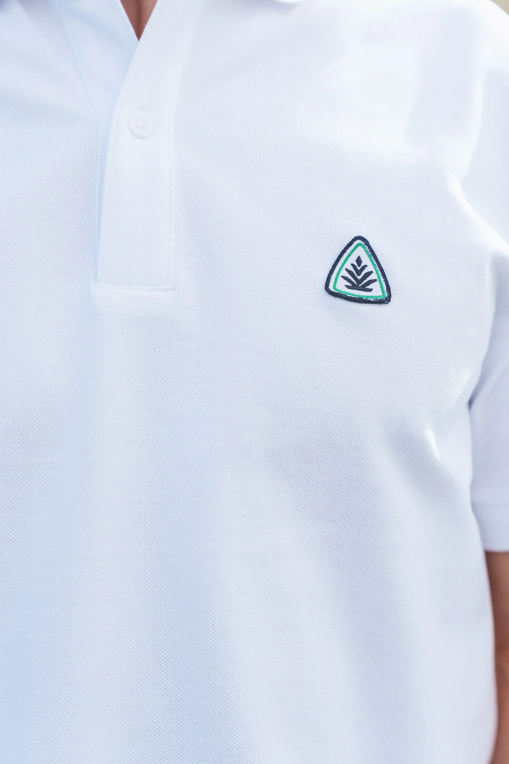 Polo Pampille homme piqué Blanc – Image 3