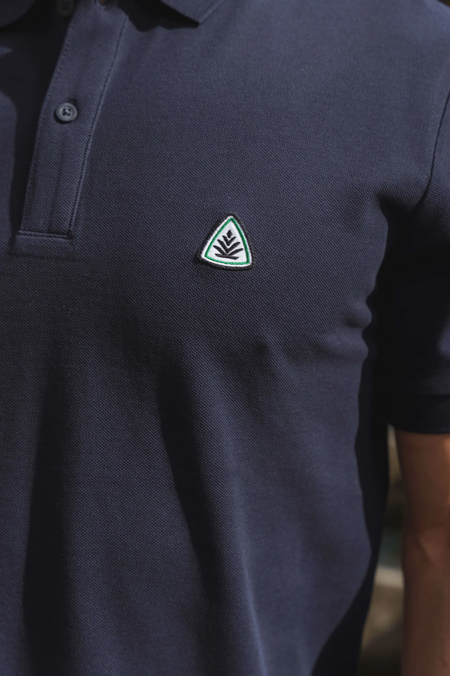 Polo Pampille Homme piqué Marine – Image 3