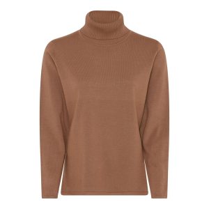 Pull col roulé Léon camel, Micha