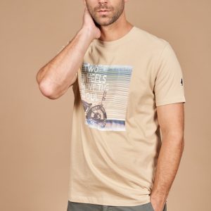 Tee Shirt with moto print