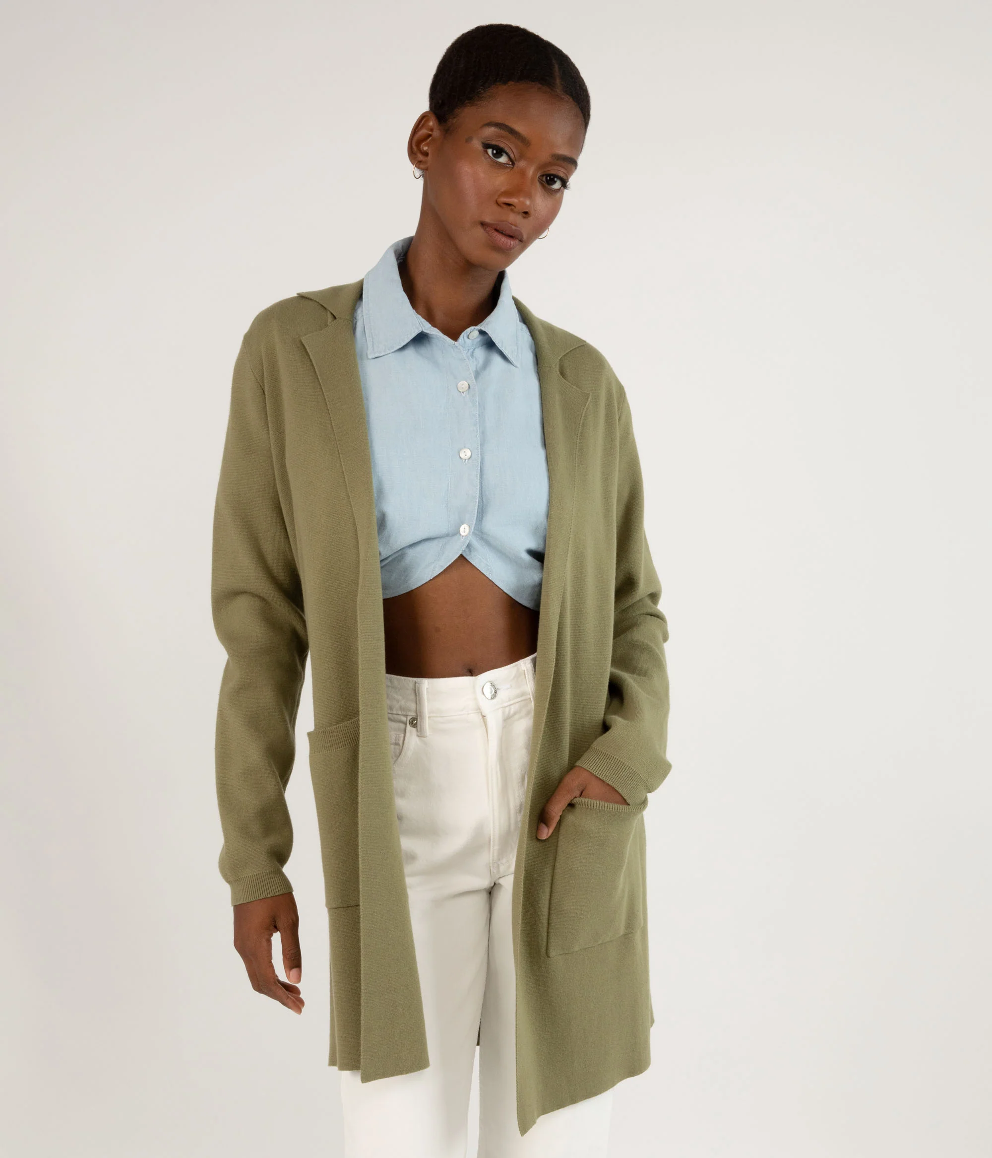 PARKES Cardigan ouvert pour femmes – Image 7