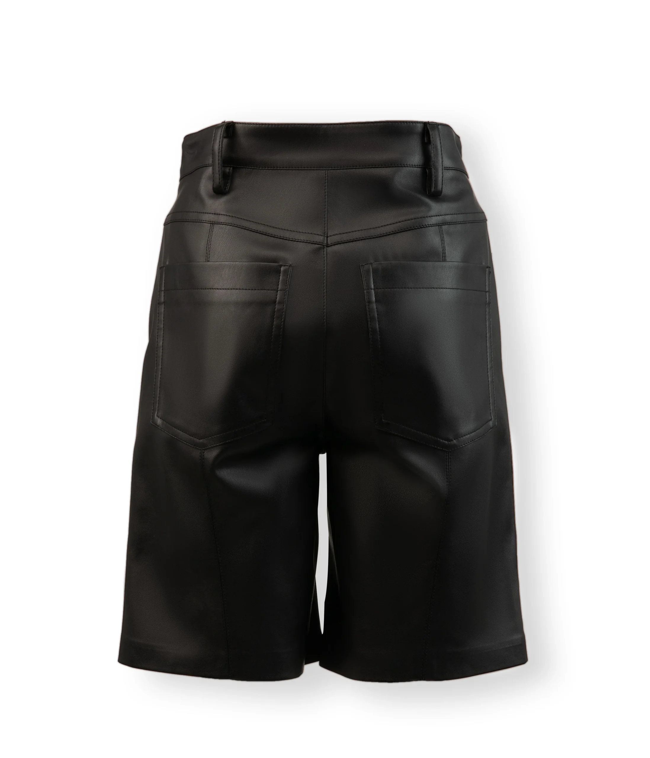 EDIE Shorts végétaliens à taille haute pour femmes – Image 5