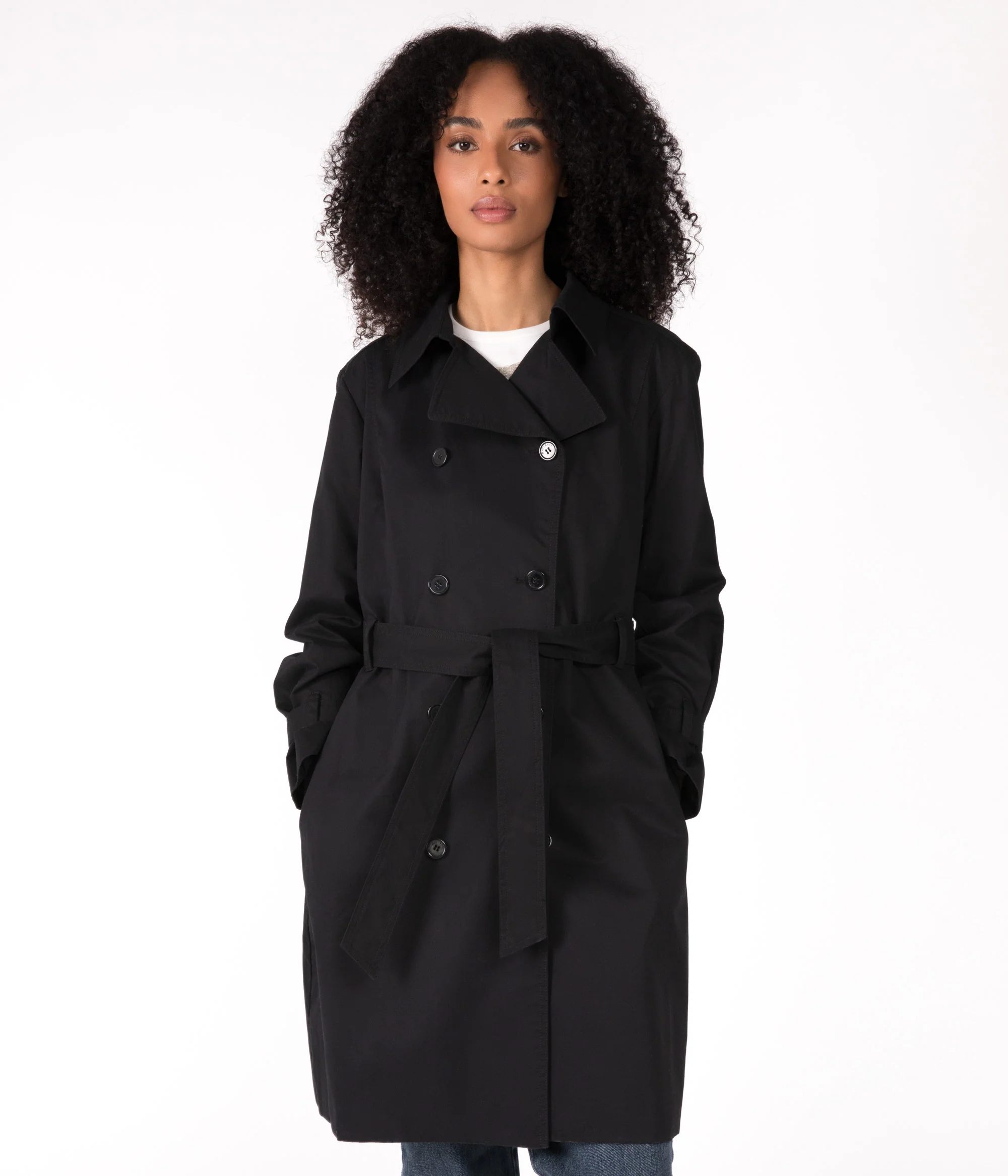 EZRA Trench croisé végétalien pour femmes – Image 9
