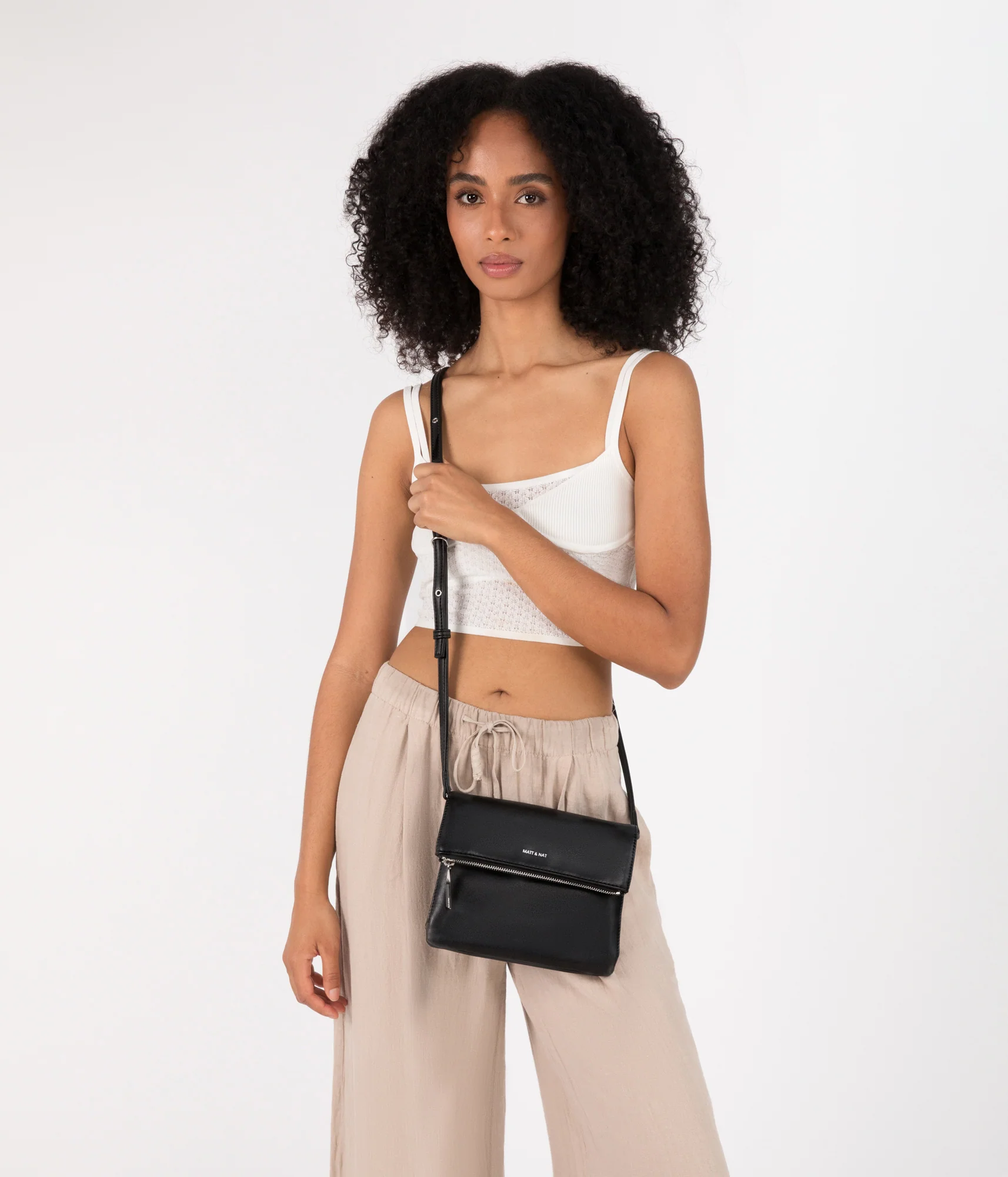 HILEY Petit sac à bandoulière végétalien - Sol – Image 2