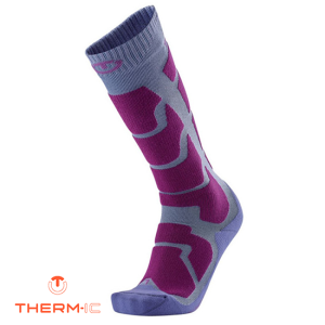 SKI INSULATED LADY PURPLE CHAUSSETTES DE SKI FEMME