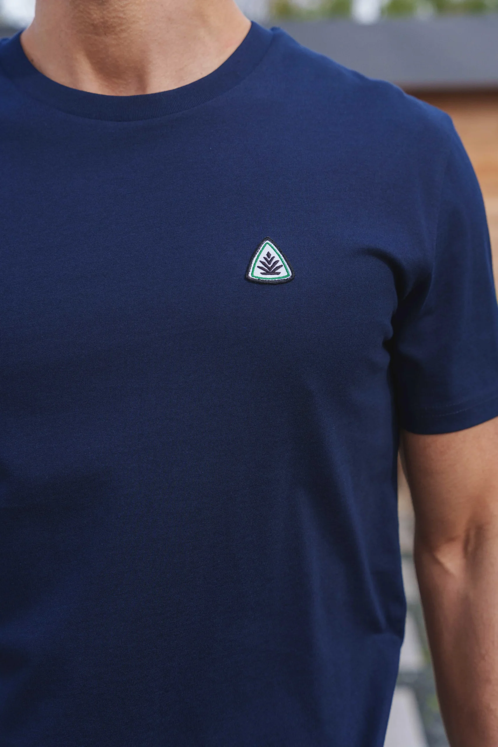 Tee-shirt Col rond Homme Marine – Image 3