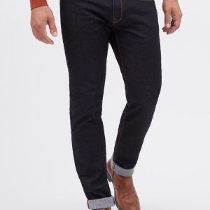 Slim raw jeans