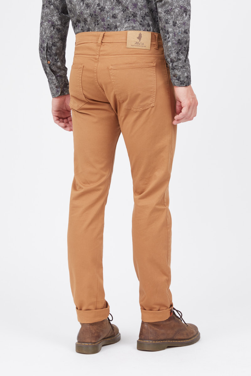 5-pocket plain gabardine trousers – Image 2