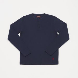 Basic long sleeves Tee Shirt in rib