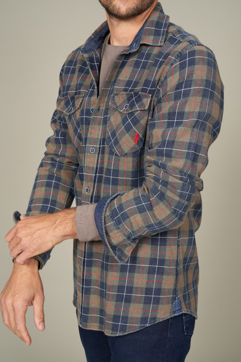 Chemise à carreaux en toile épaisse – Image 3