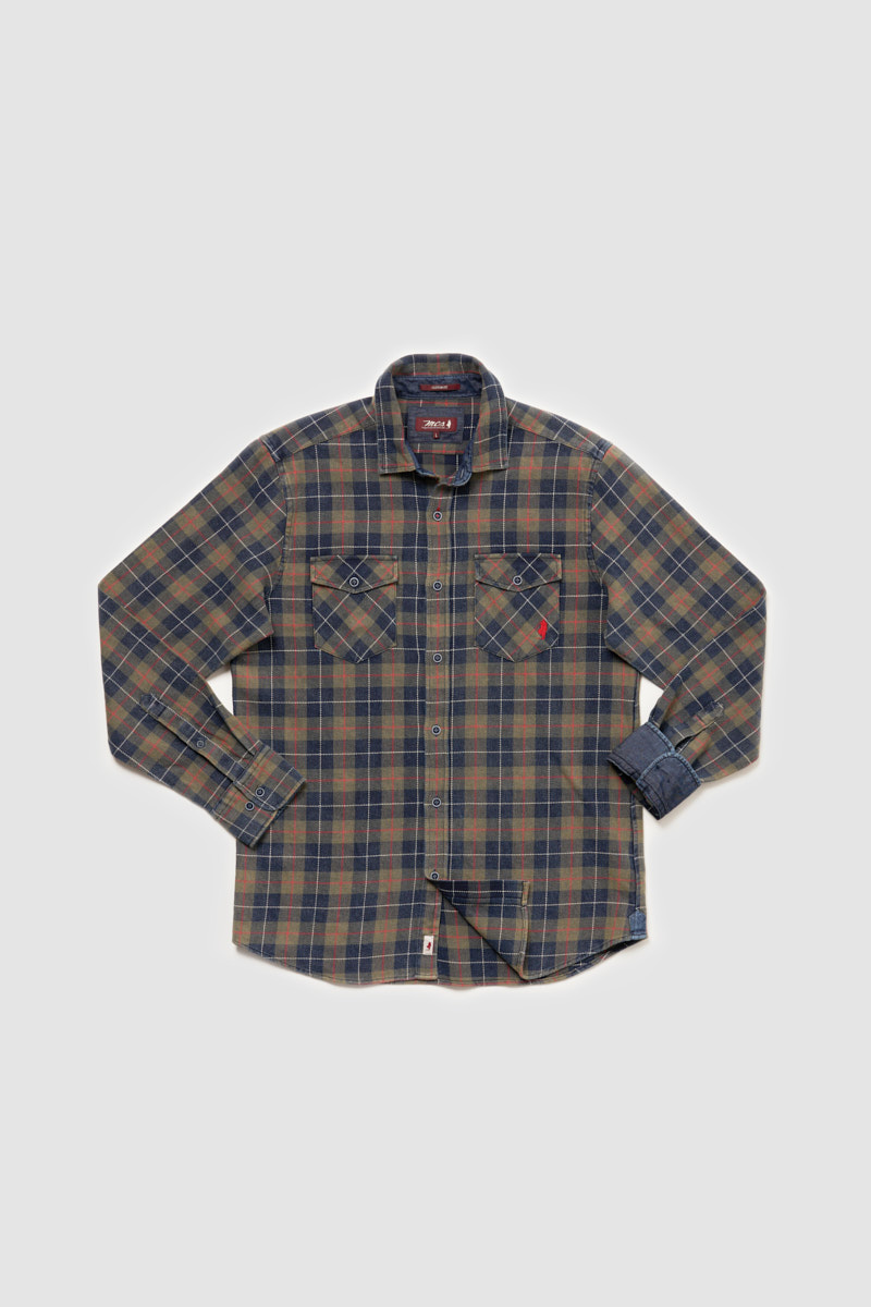 Chemise à carreaux en toile épaisse – Image 4