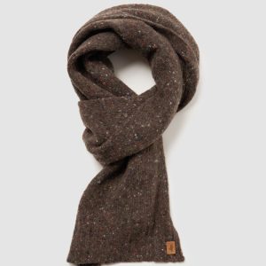 Melange wool scarf