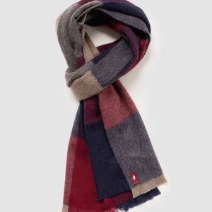Echarpe laine carreaux