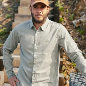 Chemise kaki homme
