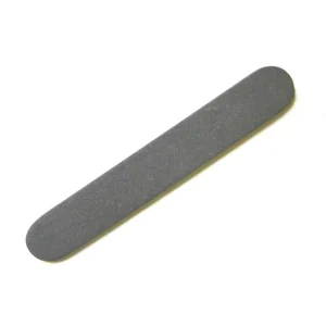 Lime à ongle plate en pierre naturelle avec étuis en cuir – Fabriquée en France