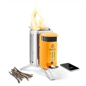 Réchaud à bois randonnée avec port USB – CampStove 2+ – Biolite