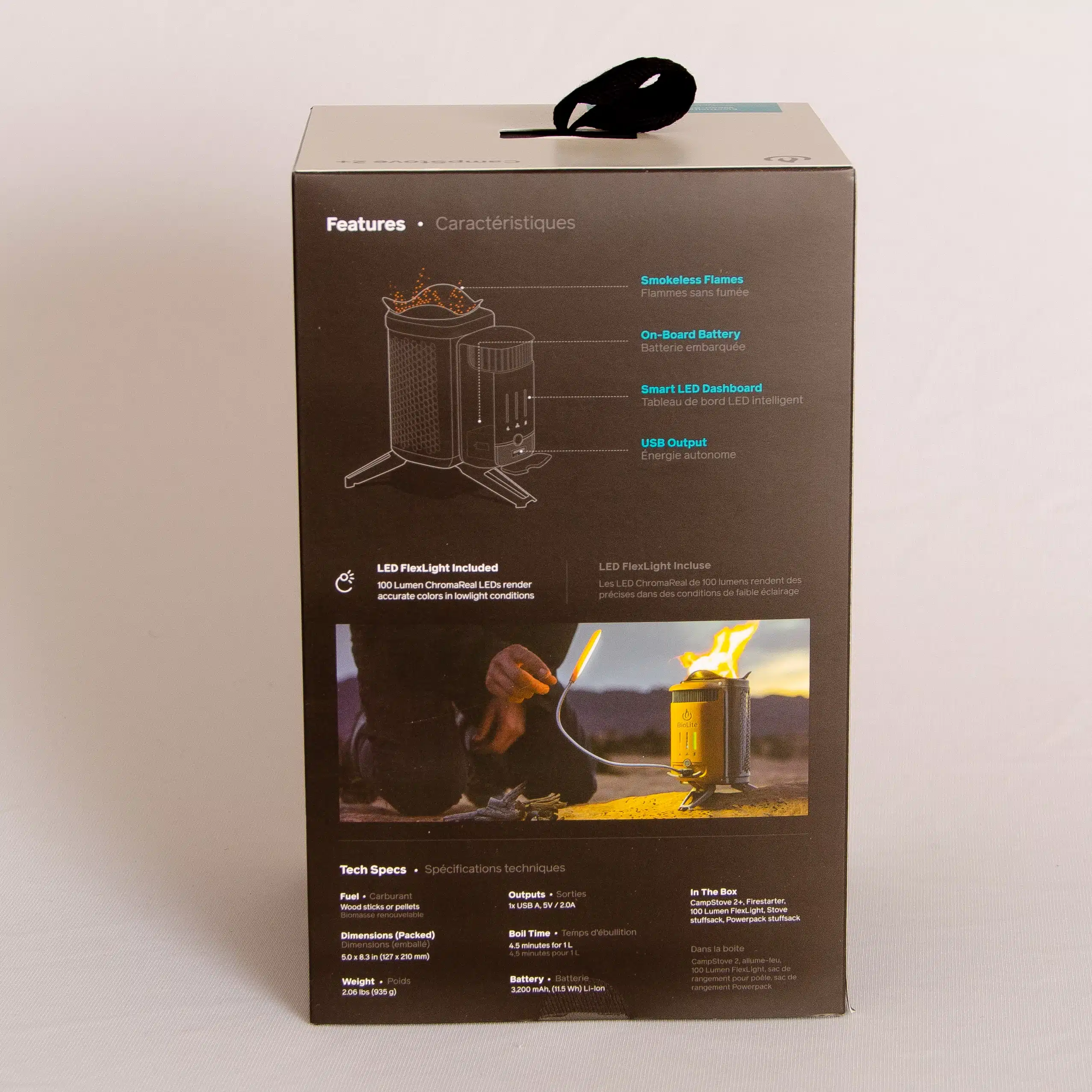 Réchaud à bois randonnée avec port USB – CampStove 2+ – Biolite – Image 9
