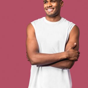 t shirt sans manches homme