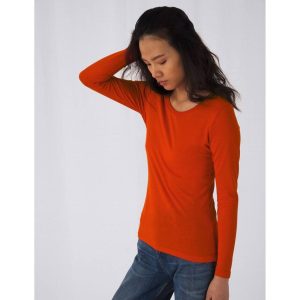 tee shirt femme manche longue coton