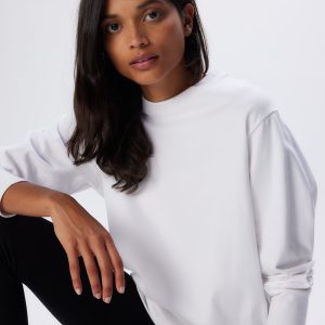tee shirt femme manche longue coton